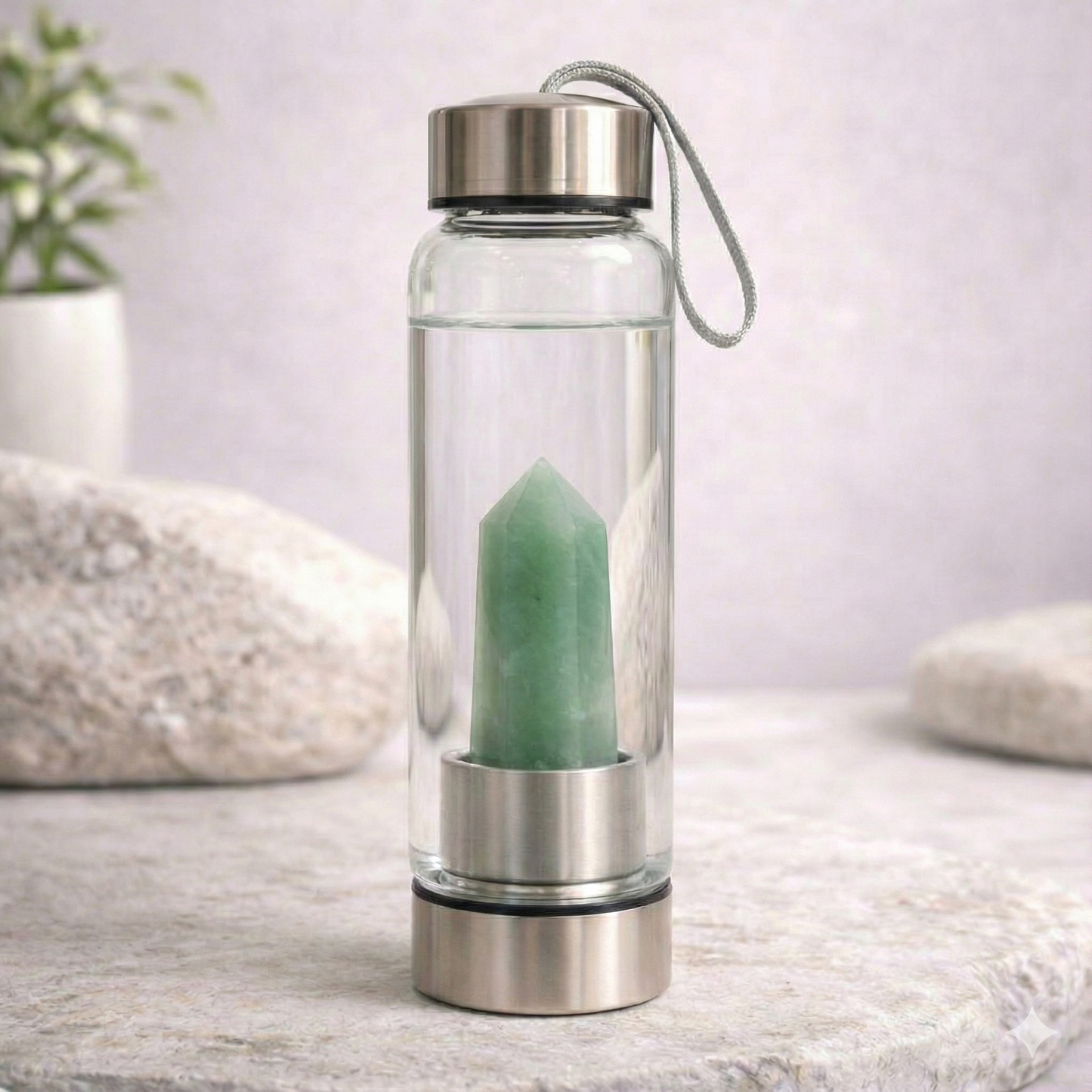 Doğal Taşlı Matara (400ml)