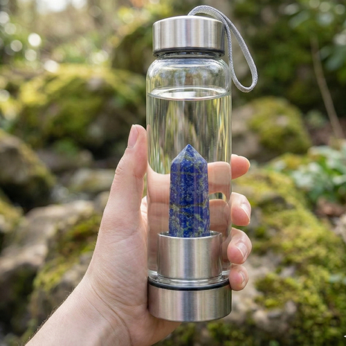 Doğal Taşlı Matara (400ml)