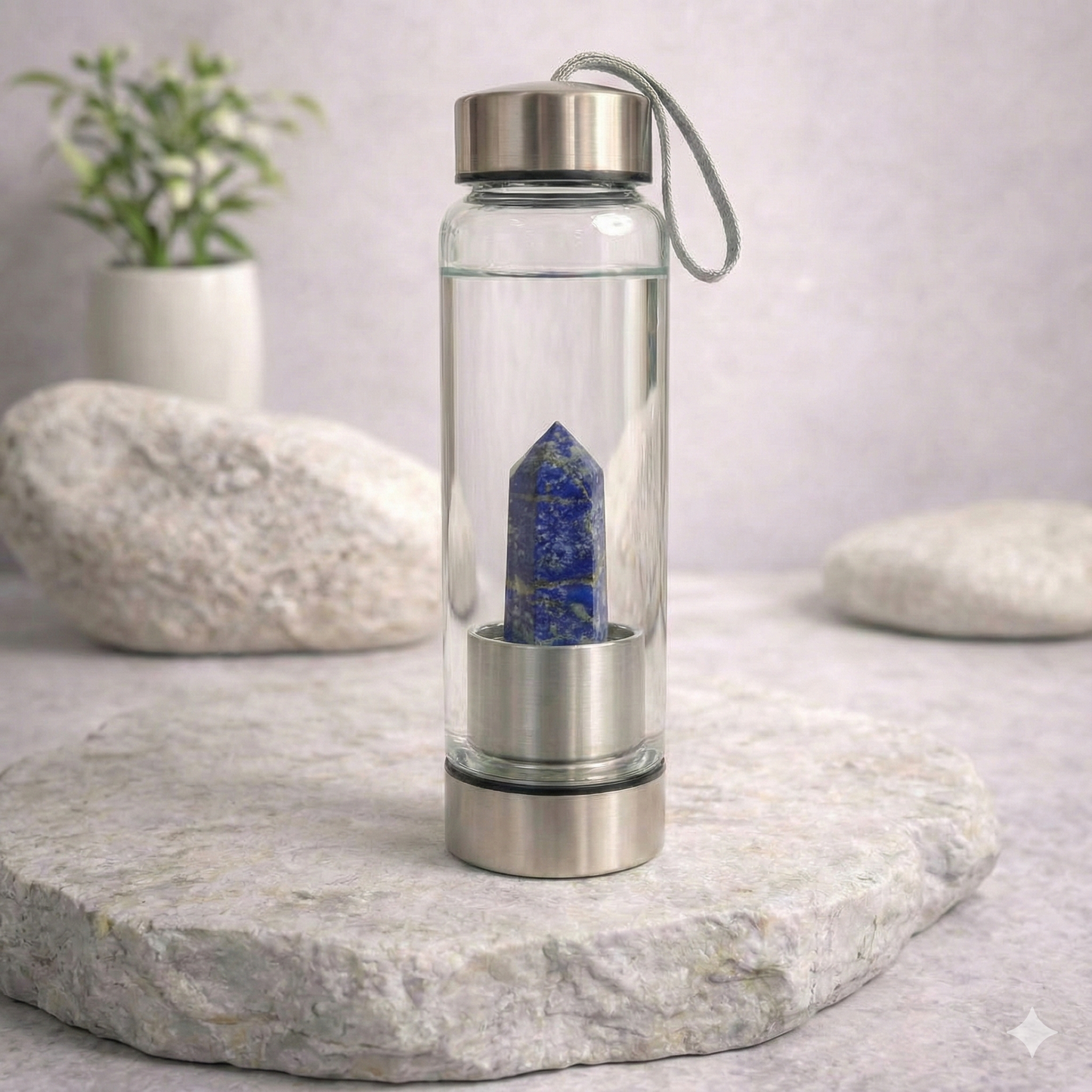 Doğal Taşlı Matara (400ml)