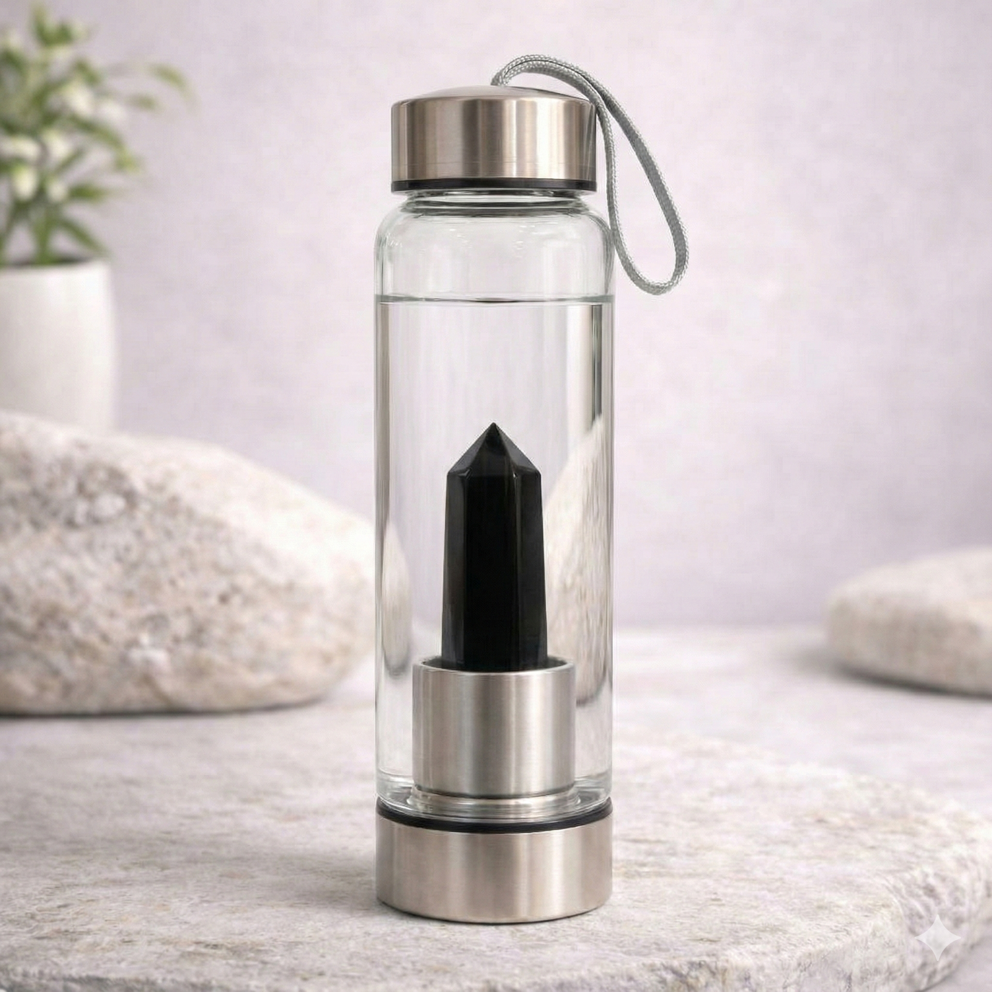 Doğal Taşlı Matara (400ml)